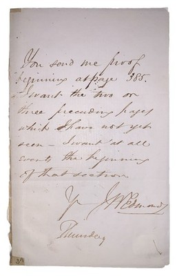 AUTOGRAPH LETTER SIGNED by J. W. EDMUNDS (1799-1874), SPIRITUALIST, AUTHOR