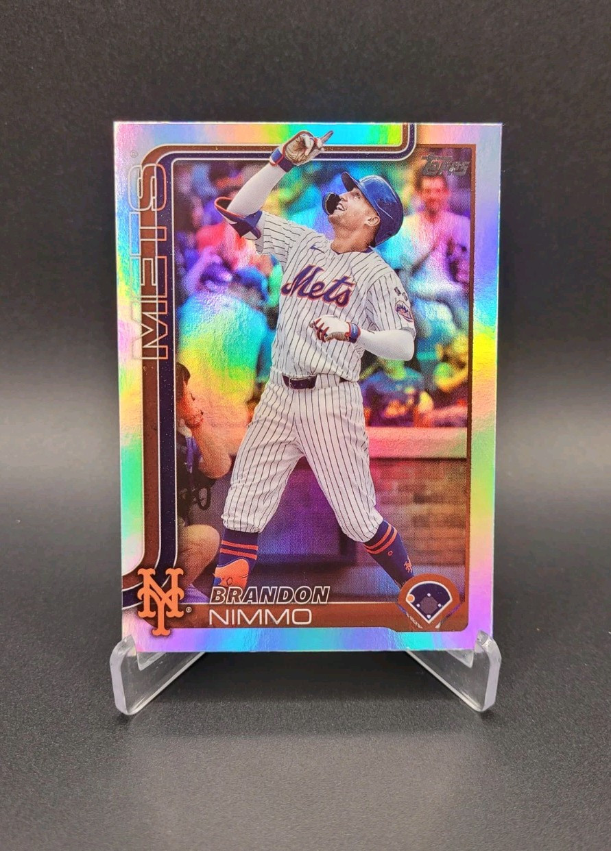 2025 Topps Series 1 Rainbow Foil #331 Brandon Nimmo Mets