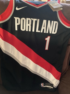 #ad NWT Medium Nike Portland Trail Blazers Simons #1 NBA Swingman Jersey Men#x27;s 44 $30.00