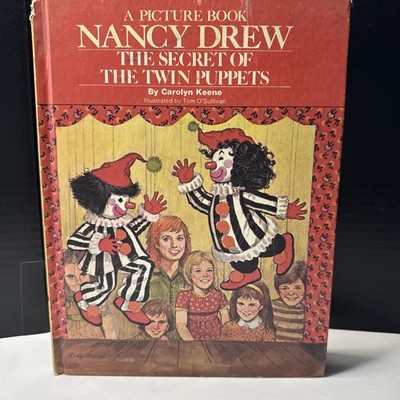 Vintage 1977 Nancy Drew Secret of the Twin Puppets by Carolyn Keene Hardcover