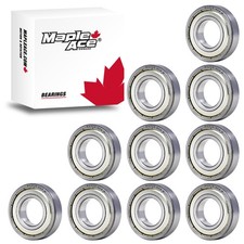 6201-ZZ Ball Bearing 12x32x10mm 6201 ZZ Metal Shielded Qty 10