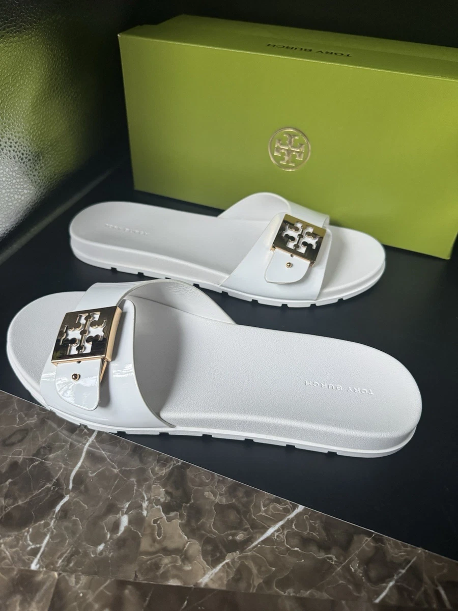 zapatos sandalias tory burch blancas