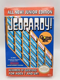 Jeopardy: Junior Edition (Nintendo NES)  Game & Box Only! - No Manual Boxed 