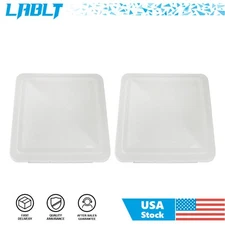 2Pcs Roof Vent Cover Lid Replacement 14" x 14" For Camper RV Trailer Ventline