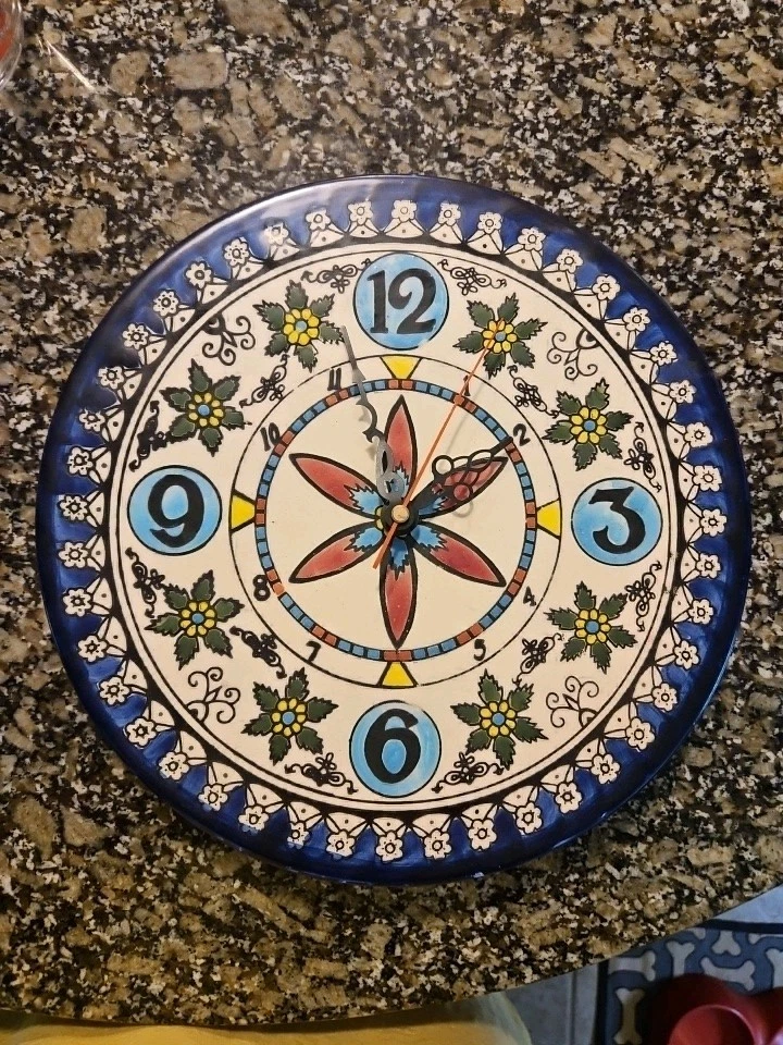 Handmade Ceramic Wall Clocks for sale | eBay