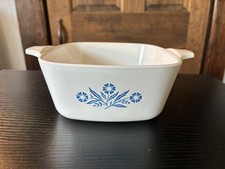 Corning Ware Blue Cornflower 22 oz Single Casserole Serving Dish P-43-B
