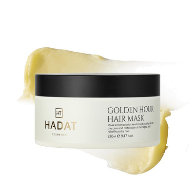 HADAT Golden Hour Express HAIR MASK   Premium Professional Hair Treatment with P