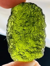 Raw Moldavite Regular Grade Tektite 50CT Textured With Certificate Authenticity