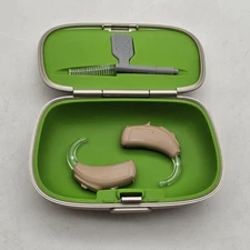 Pair of Phonak Bolero B B70-P Beige Hearing Aids Left Right