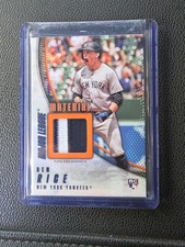 2025 Topps Series 1 Major League Material Ben Rice #MLM-BR Orange /25 (MEM, RC)
