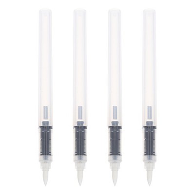  4 Pcs Marker Pen Tube Clear Empty Fillable Blank Paint Refillable