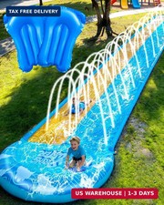 Extra Long Slip and Water Slide for Kids Adults Backyard, 32ft Gian