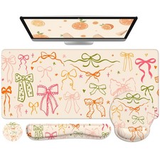 iLeadon Desk Protector Mat Non-Slip Long Mouse Pad  Keyboard Wrist Rest