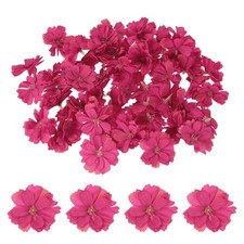 100 Pcs Fake Silk Flower Heads, 1.6 Inch Artificial Cherry Blossom Faux Flowe...