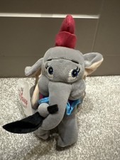 Disney Store Dumbo Plush Soft Toy Collectable Bean Bag Elephant 8 Inch New Tags