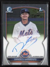 2023 Bowman Chrome Dangelo Sarmiento 1st Bowman Autograph
