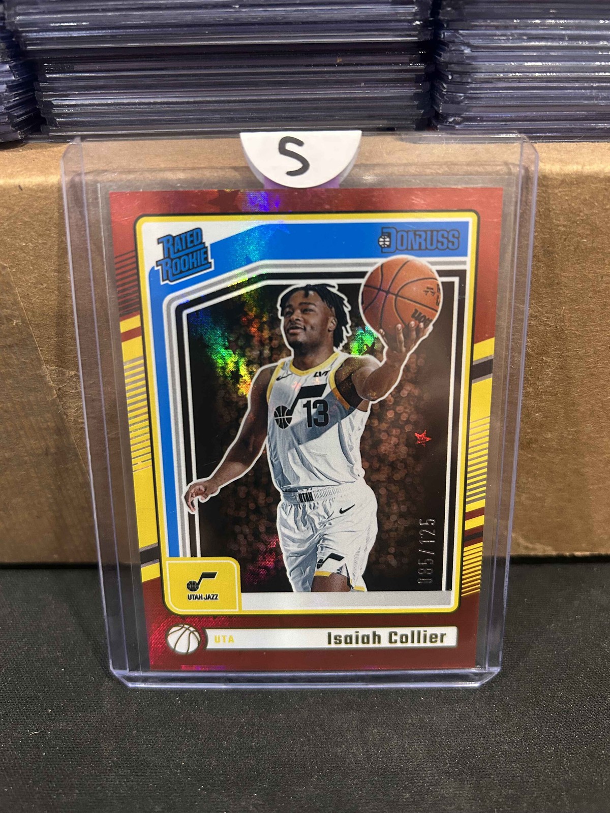 2024-25 Donruss #237 Isaiah Collier International Red Stars #/125