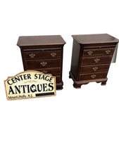 67229 Pair Mahogany Nightstand End Table Stand s