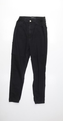 Boohoo Skinny Jeans Damen schwarz S