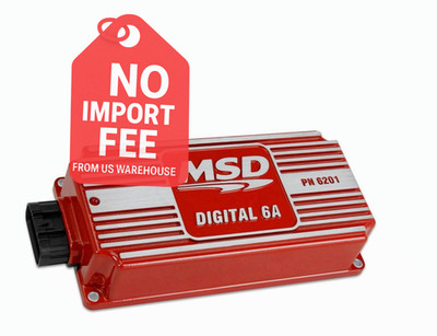 MSD̶ 6201 Digital 6A Ignition Control Box Red Performance Ignition