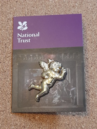 National Trust HANBURY HALL Cherub Charity Pin Badge