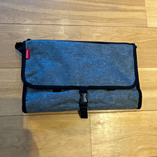 Allonway Fold-Out Portable Baby Changing Mat Bag Organiser Polyester Grey/Black