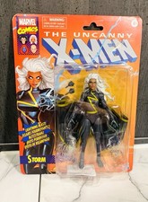 Marvel Legends X-Men Storm Retro Card Target Exclusive Black Costume 6 Figure