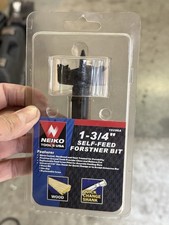 Neiko USA 1-3/4" Self Feed Forstner Bit Wood Hole Saw7/16” Hex Shank