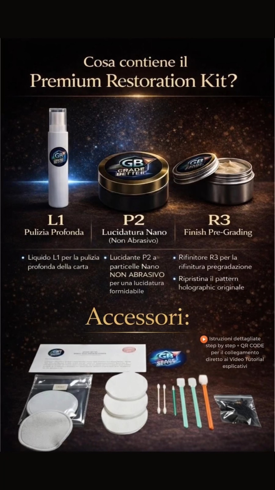 Kit Grade Better Elite per Pulizia Carte Collezionabili foto 2