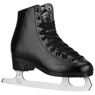 Lake Placid Cascade Men's Figure Ice Skate 8, Black