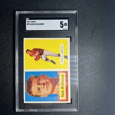 1957 Topps Hugh McElhenny #95 Sgc 5 EX Graded San Francisco 49ers.
