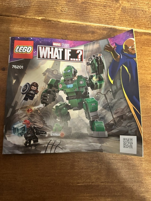 LEGO Marvel What If...? Captain Carter & Hydra Stomper 76201 100% complete!