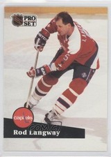 1991-92 Pro Set Rod Langway #259 HOF 0i6