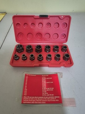 USA Craftsman Bolt-Out Extractor Remover, 13 Pc Set New