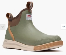 XTRATUF Men's Olive Green Sport Ankle Deck - Mens Size 7 M