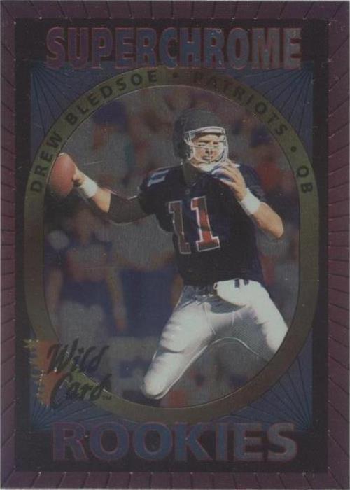 1993 Wild Card Drew Bledsoe #34 - 1 of 2