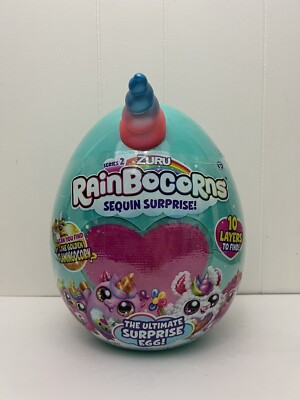 NEW SEALED!! Series 2 Zuru Rainbocorns Sequin Surprise Mystery Plush Toy Gift