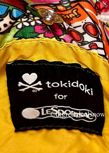 LeSportsac Tokidoki Mini Borsa Vacanza Al Mare 1162 E888 - Picture 3 of 14