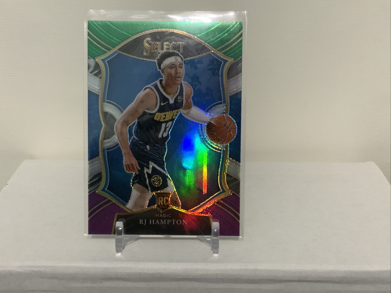 RJ Hampton 2020-21 Select #84 Concourse Level Green White Purple Prizm Rookie 🔥