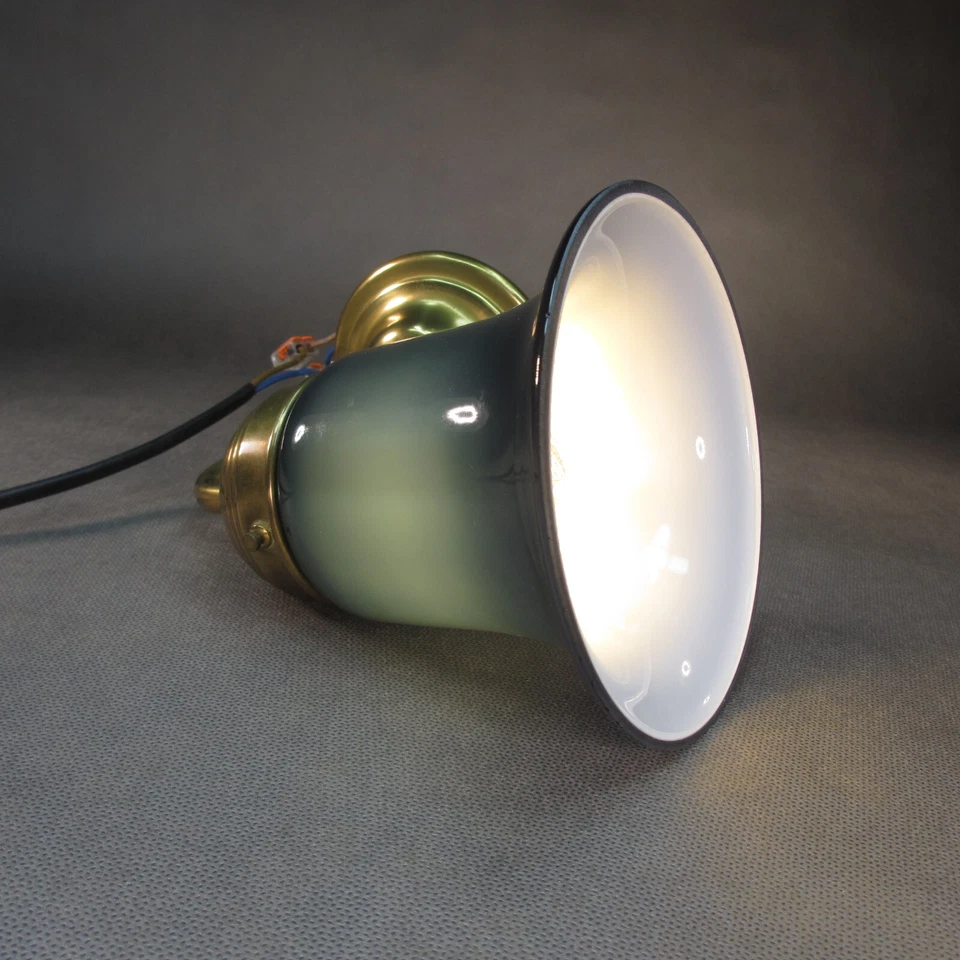 Engl. Messing Wandlampe Vintage Lampe Spiegel Wandleuchte Antik Stil Flurlampe - Bild 4 von 4