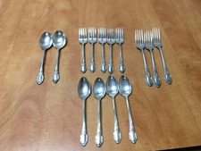 Wm A Rogers AA Oneida Ltd Park Lane Chatelaine Dowry Flatware 16 Pieces