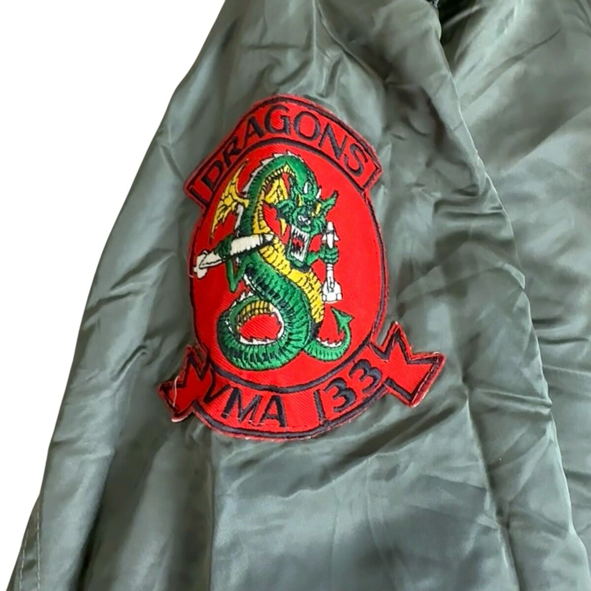 Vintage MA-1 Jim Watkins NASA Apollo Jacket Flyers Flight F Vintage MA-1 Jim Watkins NASA Apollo Jacket Flyers Flight F