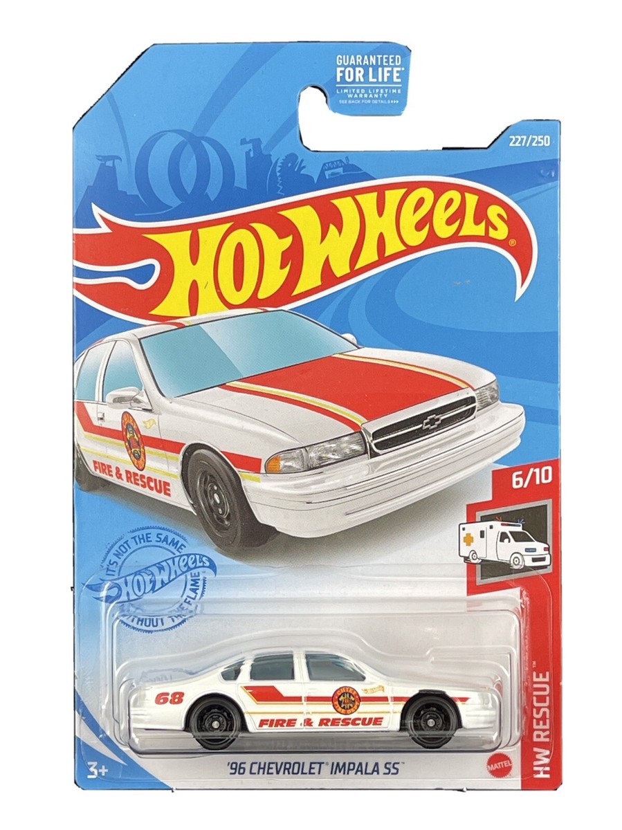 Hot Wheels 1:64 - Chevrolet Impala SS 1996 - Série HW Rescue 2021 - Neuf