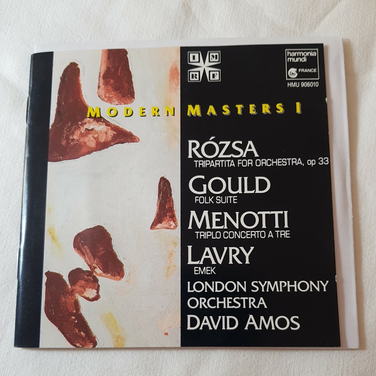 米CD Rozsa, London Symphony Orchestra; Amos Rozsa, Gould, Menotti, and Lavry : Tripartita for Orchestra,etc.  KL5103 Kleos Classics Marc Lavry, Miló Rózsa, Morton Gould, Gian Carlo Menotti
