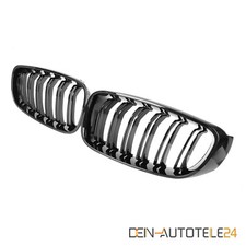 KÜHLERGRILL DOPPELSTEG NIEREN PASSEND FÜR BMW 3er F34 GLÄZEND SCHWARZ SPORTGRILL