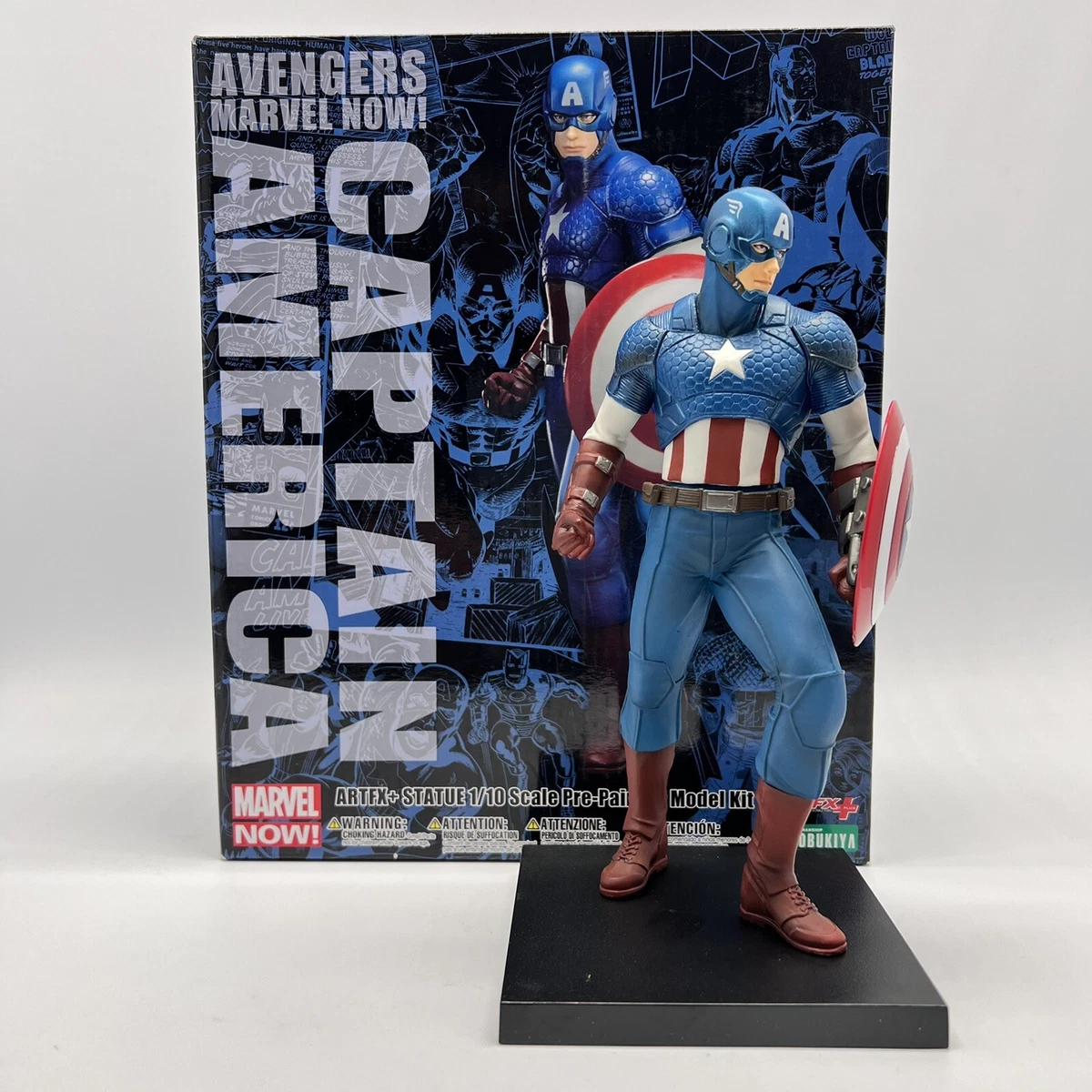 Avengers Captain America 1/10 scale Marvel Now ARTFX Kotobukiya Statue  Figure