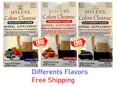 Colon Cleanse Herbal 25 tea bags natural for Constipation Hot / Cold