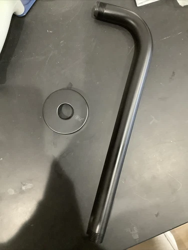 Signature Hardware 12-3/8" Wall Mounted Shower Arm and Flange 483911 @43 - Picture 1 of 6