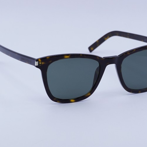 New Saint Laurent SL716 SLIM 002 Dark Havana/Grey 50-20-145 Sunglasses - Picture 7 of 7