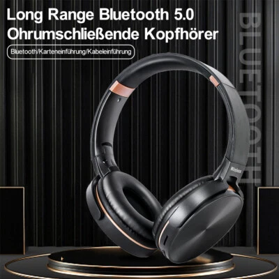 SELECTID Premium HiFi Kopfhörer Bluetooth Stereo Faltbares Kopfhörer On Over Ear Wireless